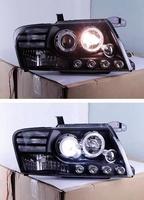 Vente flash - Mise à niveau des phares à LED Angel Eyes pour Mitsubishi Pajero V73 V77, phare avant, phare 2000-2012