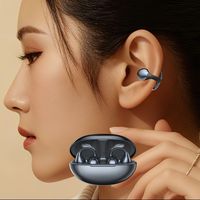 Auriculares Inalámbricos OWS F20 con Clip para Oreja, Personalizados OEM, BT 6.0, Asistente de Traducción IA, 40H de Batería, Carcasa de Aluminio, Venta al Por Mayor