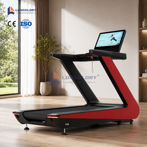 Factory Sales Commercial Aerobic Fitness Training Heart Rate Test Motorized Running Machine for Fitness Club LG-AO-T14 - Product Image 6
