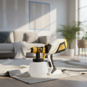<span class=keywords><strong>Pistola</strong></span> de Pintura <span class=keywords><strong>para</strong></span> <span class=keywords><strong>Pintar</strong></span> Casas, 550w 600w 700 W HVLP, <span class=keywords><strong>Pistola</strong></span> de Pulverización Eléctrica con 5 Boquillas de Cobre y 3 Patrones, Fácil de Limpiar - Product Image 5