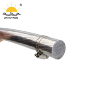 Câble ACSR monobrin en aluminium toronné Almelec, câble d'alimentation aérien, conducteur nu