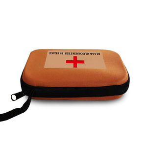 Bolsa para medidor de glucosa en sangre, estuche de almacenamiento EVA con bolsillos de malla para dispositivos de monitoreo y accesorios - Product Image 3