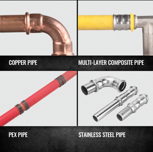 Accesorios para Fontaneros ZUPPER MP-1930, Alicates <span class=keywords><strong>de</strong></span> Prensado para Fontanería a Batería, Herramienta <span class=keywords><strong>de</strong></span> Prensado <span class=keywords><strong>Multicapa</strong></span> M U TH - Product Image 5