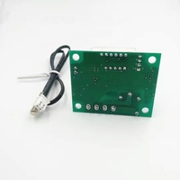 Modul Saklar Kontrol Suhu Termostat Digital Tahan Air XH-W1209 12V dengan Layar Merah Pintar W1209