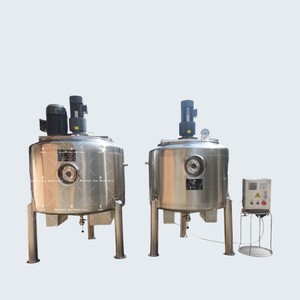 Mélangeur homogénéisateur à émulsion sous vide à levage hydraulique pour crème cosmétique et lotion - Product Image 1
