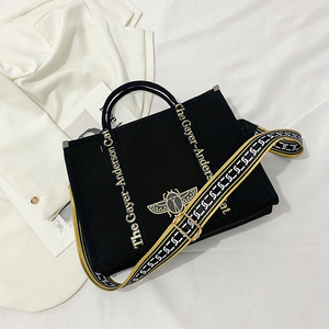 Biểu Tượng Tùy Chỉnh Dày Không Thấm Nước Vải Mua Sắm Túi Thư In Ấn Tote Túi Thời Trang Túi Xách Có Thể Gập Lại Tái Chế Mua Sắm Túi - Product Image 5