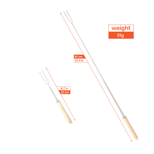 Telescoping Marshmallow Rang Sticks 31.9 "Smores Skewers Cho Lửa Pit Thành Phố Bonfire <span class=keywords><strong>Marshmellow</strong></span> Sticks Thiết Bị Cắm Trại - Product Image 1