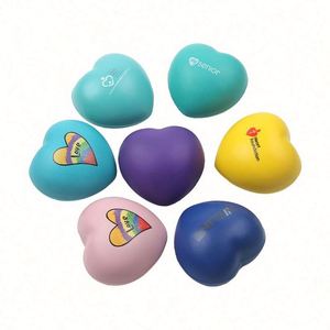 Pelotas Antiestrés de PU con Forma de Corazón Rojo, Personalizadas con Logotipo, al por Mayor, para Promoción, Suministro a Granel - Product Image 1