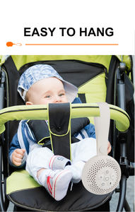 Máquina de Sonidos para Dormir para Bebés con 16 Sonidos, Luz Nocturna Ajustable y Temporizador, Fácil de Colgar, Máquina de Sonido Blanco para Dormir - Product Image 6