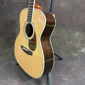 OM42 Hoogwaardige <span class=keywords><strong>40</strong></span> <span class=keywords><strong>inch</strong></span> handgemaakte akoestische gitaar van massief sparrenhout en ebbenhout/rosenhout voor professionele optredens - Product Image 5