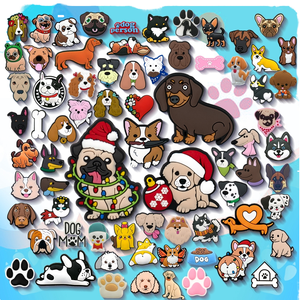 Venta al por mayor de dijes de PVC de goma duraderos y ecológicos con diseño de animales de dibujos animados para calzado, hechos en Vietnam. - Product Image 3