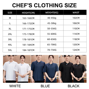 เสื้อโค้ทสำหรับพนักงานโรงแรมคลาสสิกแขนสั้นสำหรับทุกเพศเครื่องแบบเชฟร้านอาหารออกแบบได้ตามต้องการ - Product Image 5