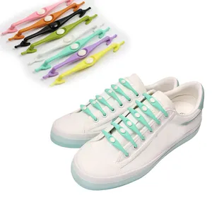 Dropship Silicone Shoelace Sneakers Laces Shoes Accessories Round