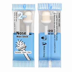 Nuovo Arrivo: Asciugacapelli con Funzione Riscaldante e Bastoncini Applicatori Monouso per la Rimozione della Cera da Naso per Uomini e Donne, Durata 6 Settimane, per Viso, Orecchie e Peli del Naso - Product Image 1