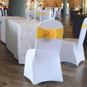 Vente chaude 1 pièce Organza <span class=keywords><strong>chaise</strong></span> ceinture fleur <span class=keywords><strong>chaise</strong></span> couverture noeud pour Banquet événement fête d'anniversaire décoration <span class=keywords><strong>mariage</strong></span> <span class=keywords><strong>chaise</strong></span> arc - Product Image 3