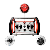 Télécommande sans fil étanche à joystick proportionnel 24V 12V longue portée 4 5 6 boutons pour grues