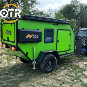 Remolque Todoterreno de Fibra de Vidrio, Minicamper 4x4 de Lujo para Campamentos Fuera de Carretera, Mini Carpa para Auto Pequeño - Product Image 1