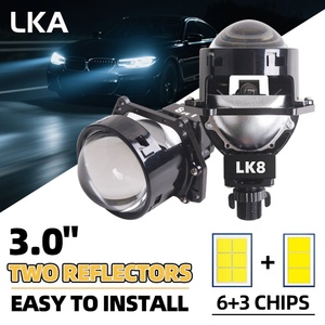 Sanvi LK8 Auto LED Lighting System New Projector Headlights with Square Lens Car Accessories Low Price Motorcycle Accessories - Product Image 2
