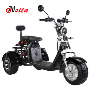 Scooter électrique puissant 2000W 30Ah à double moteur, pneus larges 10 pouces, 70 km/h, tricycle tout-terrain, stock UE - Product Image 3