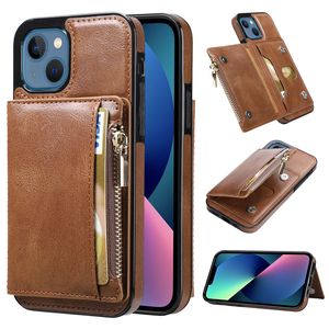 <span class=keywords><strong>Funda</strong></span> de Cuero PU con Cierre de Cremallera Estilo Retro para Teléfono Móvil Max - Product Image 4