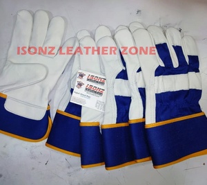 Guantes de Trabajo Personalizados de ISONZ, Guantes de Cuero para Soldadura de Invierno - Product Image 5