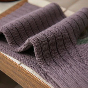 Homens de alta qualidade personalizado penteado algodão meias respirável formal negócio meias logotipo MOQ 10 pares cor pura para a estação do outono - Product Image 6