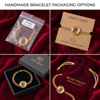 Bracelet porte-bonheur éléphant, symbole de sagesse |   Conception de coffre pour les voyages |   Eternal Halo Vente en gros d'acier inoxydable plaqué or