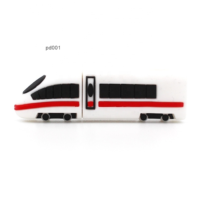 Hot Sale Cartoon Train Usb Flash Pen Drive 4GB 8GB 16GB 32GB 64G
