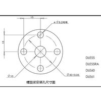 Nouveau moteur à essence DLE60, cylindrée 61 cm, rapport de compression 7.6:1, modèle d'avion en métal pour drones/avions RC sans balais