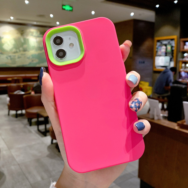 New Pure Color Liquid Silicone TPU Anti-drop Phone Case Shockproof Protective Case for iPhone 11 12 13 14 Pro Max XR/XS