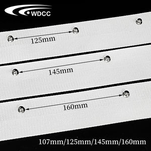 6cm <b>White</b> S Wave Ripple Curtain Tracks & Accessories Fold Track Rail with Durable <b>White</b> <b>Tape</b> Rail - Product Image 5