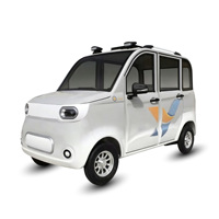 Micro-voiture électrique Holladay en gros, économique, 1000W, cabine fermée, quadricycle électrique, véhicule électrique à basse vitesse à vendre