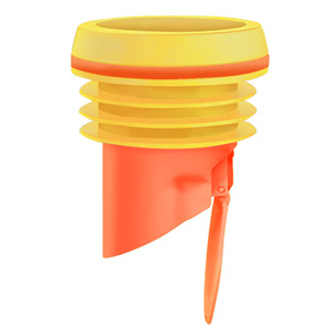 Joint d'étanchéité en caoutchouc pour toilettes avec désodorisant, anti-fuite, ouverture et fermeture automatiques, design moderne et minimaliste, modèle 3D conçu - Product Image 1