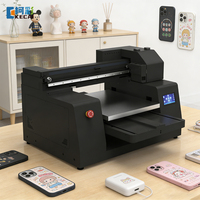 Impresora UV KECAI para Carcasas de Celulares, Impresora Plana UV de 2 Cabezales 4050, Impresora Digital LED UV de Cama Plana