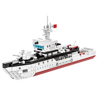 Ensemble de blocs de construction de char de combat tactique supérieur de 380 pièces, jouet de construction militaire MOC avancé pour enfants, cadeau STEM