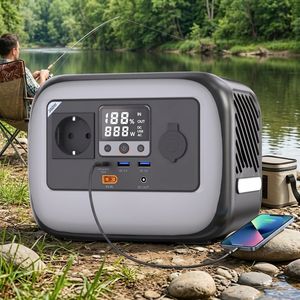 Générateur solaire portable 300W, station d'alimentation, USB-C PD 3.0, écran LCD, urgence, maison, camping, extérieur - Product Image 3