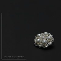 Boutons de luxe en perles et strass, boucles décoratives brillantes en alliage de zinc pour robes de mariée, manteaux et costumes