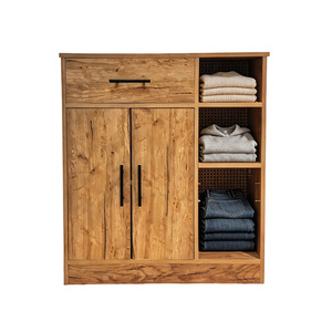 Nuevo Armario de Madera Rústico Moderno, Armario de Gran Capacidad para Sala de Estar, para una Decoración Elegante del Dormitorio - Product Image 1