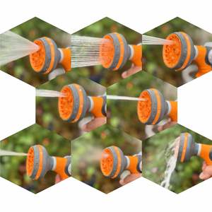 Buse de pulvérisation de jardin à 8 modes réglables, valve à pouce, connexion rapide, en plastique, pour arroser les plantes et lutter contre les parasites - Product Image 3