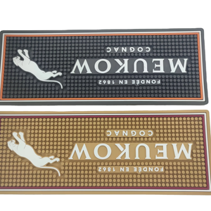 Tapete de barra de goma con logotipo personalizado en relieve, antideslizante, resistente a derrames, tapete de PVC para bar, pub, mostrador de whisky, venta al por mayor - Product Image 6
