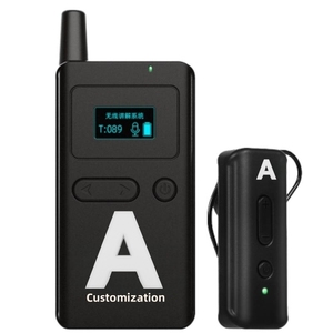 Hệ thống hướng dẫn du lịch không dây Hệ thống dịch thuật nhà thờ thiết bị nghe hỗ trợ cho nhà máy trường curch - Product Image 1