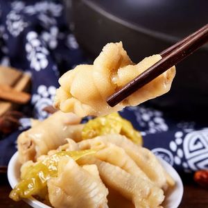 Pieds de poulet marinés Youyou au poivre de <span class=keywords><strong>montagne</strong></span>, texture moelleuse, prêts à consommer, 172g, en sachet, best-seller - Product Image 6