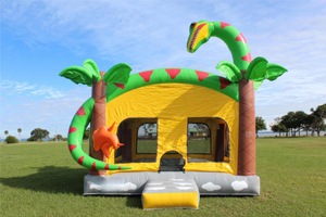 RY Comercial Castillo Hinchable Combinado de Dinosaurios para Niños y Adultos, Pequeño, con Zona de Salto y Tobogán - Product Image 5