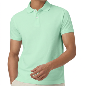 Camiseta Polo para Hombre 100% Algodón, Transpirable, Tallas Grandes, Diseño Personalizado, Proveedor de Fábrica OEM, Venta al Por Mayor del Fabricante - Product Image 1
