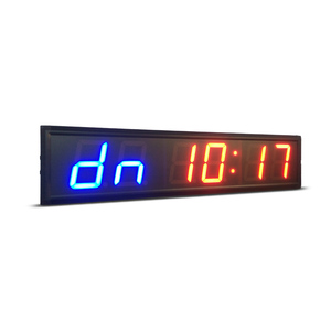 Hong Hao العلامة التجارية 4 بوصة صالة ألعاب رياضية العد التنازلي على مدار الساعة الرقمية القابلة للبرمجة الفاصل الزمني للملاكمة مباراة توقيت رقمي صالة الألعاب الرياضية الوزن ساعة الحائط - Product Image 1