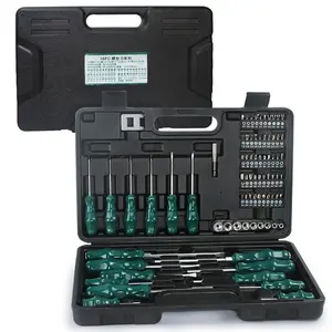 78 In 1 Auto Repair Screw Driver Kit Precision Desarmadores Tools Magnetic Chrome Vanadium Screwdrivers Set with Case