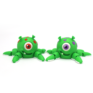 Figurines d'octopus extraterrestres imprimées en 3D transfrontalières, jouets articulés créatifs et ornements, cadeaux pour les amateurs d'animaux et de dinosaures - Product Image 1