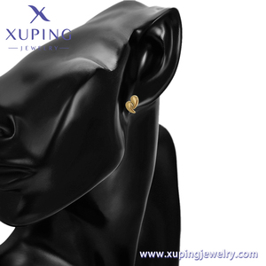 T000953003旭平饰品14k金色经典不锈钢韩版复古时尚镀金精美耳环 - Product Image 6