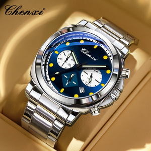 CHENXI Orologio da <span class=keywords><strong>Uomo</strong></span> in Acciaio Inossidabile 948, <span class=keywords><strong>Cronografo</strong></span> di Lusso, Orologio da Polso Luminoso Impermeabile, Relogio Masculino - Product Image 3