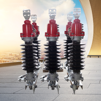 Interruptor de Desconexión de Alto Voltaje para Exteriores 12/24kV 400A-1250A, Aislador LINGCHANG Modelo GW4, Cobre, 3 Polos, Venta Directa de Fábrica